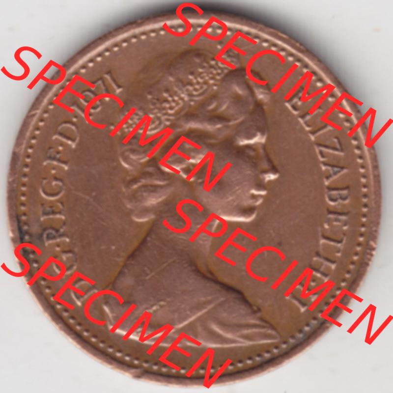 Münzen Großbritannien Eurovorläufer, Umlaufmünze vor Euroeinführung 1971-1981, 1 New Penny (2) Sammlung