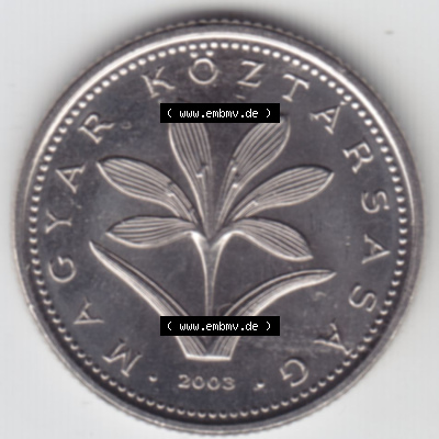 Münzen Ungarn / Magyarország Eurovorläufer, Umlaufmünze vor Euroeinführung 1992-2008, 2 Forint 2003 (1) Sammlung