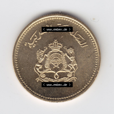 Münzen aus Afrika Marokko Umlaufmünze 1987-1987, AH1407, 10 Centime (1) Sammlung