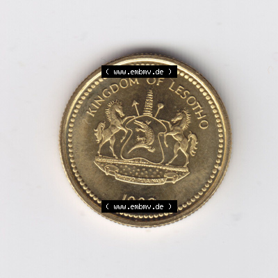 Münzen aus Afrika Lesotho Umlaufmünze 1998-2023, 10 Lisente 1998 (1) Sammlung