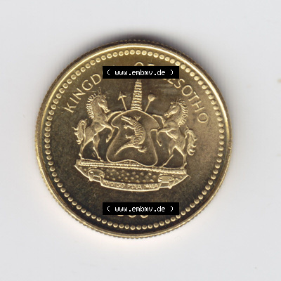 Münzen aus Afrika Lesotho Umlaufmünze 1998-2023, 20 Lisente 1998 (1) Sammlung