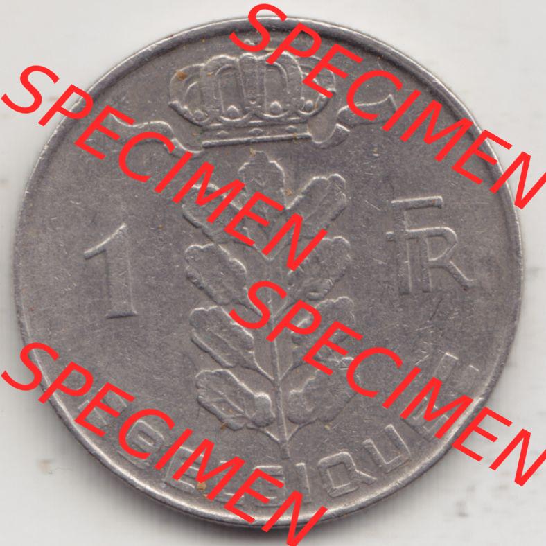 Münzen Belgien Eurovorläufer, Umlaufmünze vor Euroeinführung 1950-1988, 1 Francs-Franken 1973 Belgique (1) Sammlung