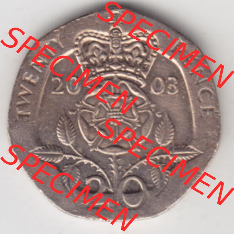 Münzen Großbritannien Eurovorläufer, Umlaufmünze vor Euroeinführung 1998-2008, 20 Pence (1) Sammlung