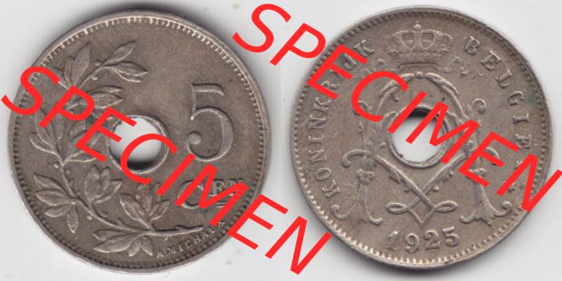 Münzen Belgien Eurovorläufer, Umlaufmünze vor Euroeinführung 1910-1931, 5 Cen, Centimes Koninkrijk Belgie (3) Sammlung