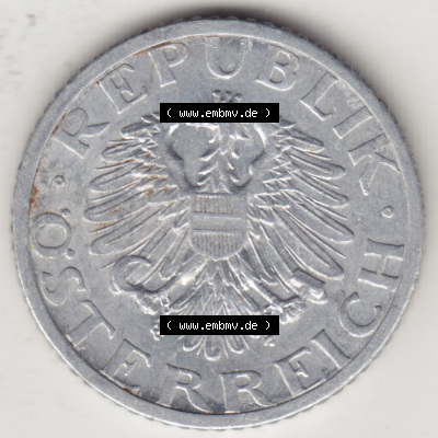 Münzen Österreich / Austria Eurovorläufer, Umlaufmünze vor Euroeinführung 1946-1955, 50 Groschen 1955 (1) Sammlung