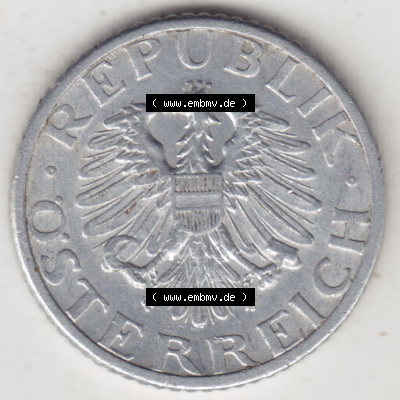 Münzen Österreich / Austria Eurovorläufer, Umlaufmünze vor Euroeinführung 1946-1955, 50 Groschen 1952 (1) Sammlung