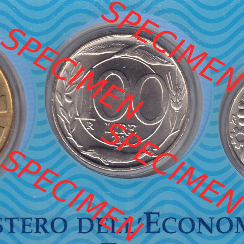 Münzen Italien / Italia Eurovorläufer, Umlaufmünze vor Euroeinführung 1993-2001, 100 Lira-Lire Vor Euro 2001 (2) Sammlung