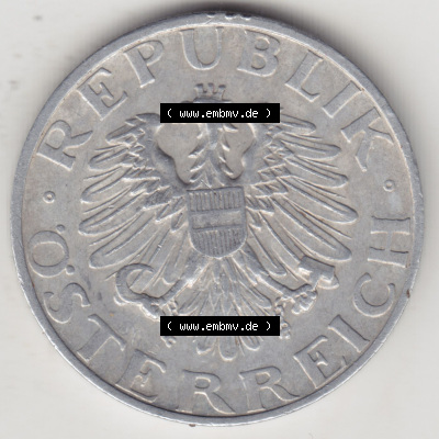 Münzen Österreich / Austria Eurovorläufer, Umlaufmünze vor Euroeinführung 1946-1952, 2 Schilling 1947 (1) Sammlung