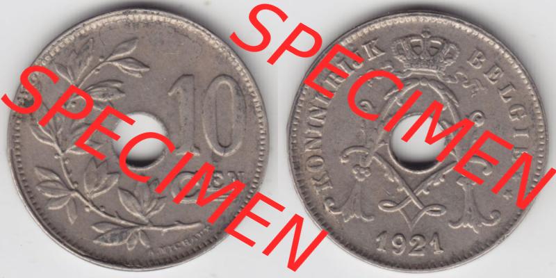 Münzen Belgien Eurovorläufer, Umlaufmünze vor Euroeinführung 1920-1930, 10 Cen, Centimes, Koninkrijk Belgie (3) Sammlung