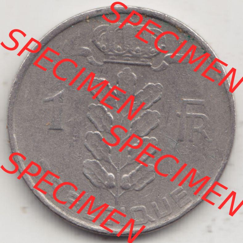 Münzen Belgien Eurovorläufer, Umlaufmünze vor Euroeinführung 1950-1988, 1 Francs-Franken 1952 Belgique (1) Sammlung