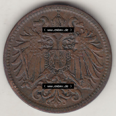 Münzen Österreich / Austria Eurovorläufer, Umlaufmünze vor Euroeinführung 1892-1915, 2 Heller 1914 (1) Sammlung