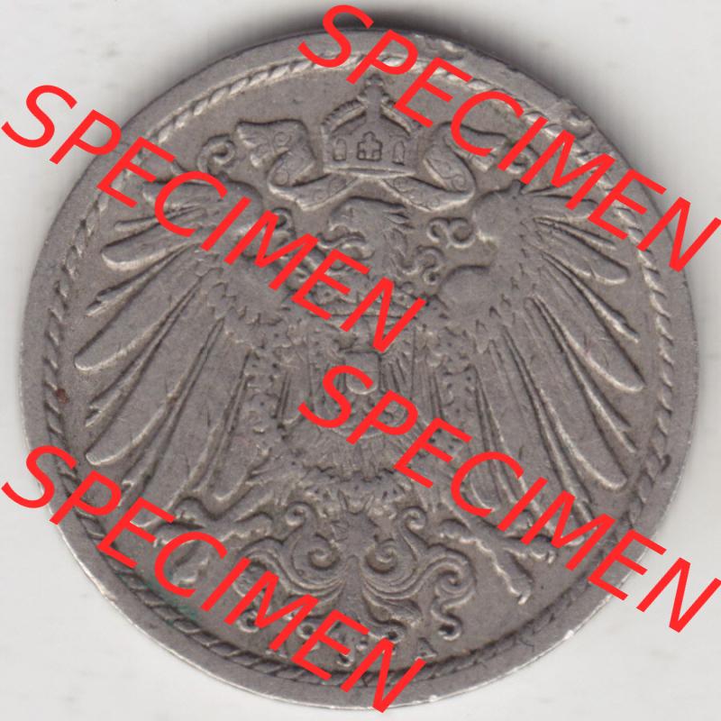 Münzen Deutschland 1871-1918 Kaiserreich 1890-1915, 5 Pfennig A, 1907 I. (2) Sammlung