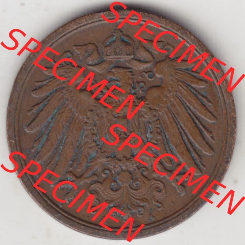 Münzen Deutschland 1871-1918 Kaiserreich 1904-1916, 2 Pfennig A, 1907 (2) Sammlung