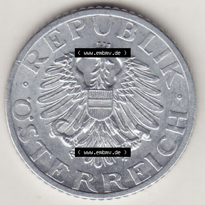 Münzen Österreich / Austria Eurovorläufer, Umlaufmünze vor Euroeinführung 1946-1955, 50 Groschen 1955 (1) Sammlung