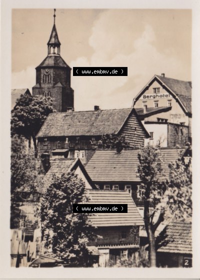 Alte Fotos von Stadt Benneckenstein in Kreis Harz zu DDR-Zeiten, 2. Das malerische Benneckenstein. Alter und echter original Foto-Abzug... Sammlung