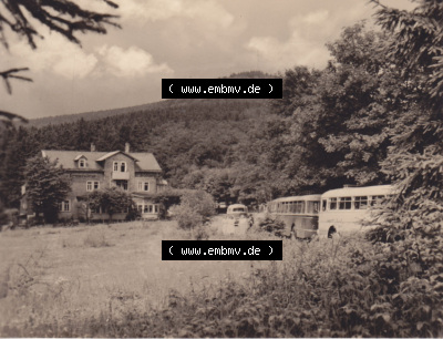 Alte Fotos von Großen Inselsberg in Thüringen Hotel Grenzwiese. Alter und echter original Foto-Abzug aus einer Fotomappe, welche... Sammlung