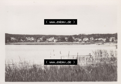 Alte Fotos von Seebad Bansin in Mecklenburg-Vorpommern 1954, Bansiner Schloonsee 5629. Alter und echter original Foto-Abzug aus... Sammlung