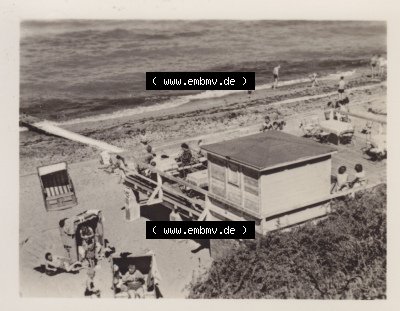 Alte Fotos von Ostseebad Rerik in Mecklenburg-Vorpommern Strand. Alter und echter original Foto-Abzug aus einer Fotomappe, welche... Sammlung