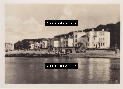 Alte Fotos von Ostseebad Heiligendamm in Mecklenburg-Vorpommern 1953, 3. Strand. Alter und echter original Foto-Abzug aus einer... Sammlung