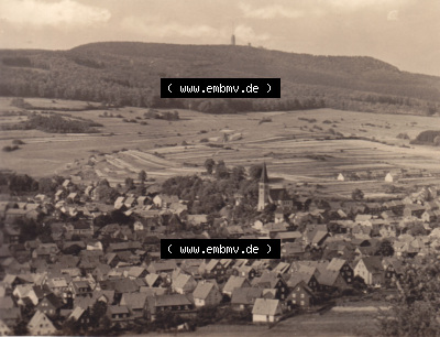 Alte Fotos von Großen Inselsberg in Thüringen Blick vom Inselberg. Alter und echter original Foto-Abzug aus einer Fotomappe,... Sammlung