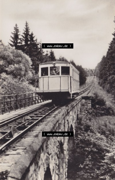 Alte Fotos von Augustusburg im Erzgebirge in Sachsen zu DDR-Zeiten, Drahtseilbahn, Foto im Hochformat. Alter und echter original... Sammlung