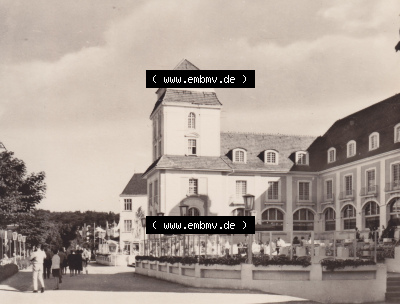 Alte Fotos von Ostseebad Binz in Mecklenburg-Vorpommern 1976, Promenade am Kurhaus. Alter und echter original Foto-Abzug aus einer... Sammlung
