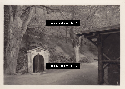Alte Fotos von Bad Liebenstein Altensteiner Höhle in Thüringen zu DDR-Zeiten, Nr. 1, Höhleneingang. Alter und echter original... Sammlung