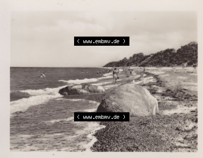 Alte Fotos von Ostseebad Rerik in Mecklenburg-Vorpommern Strand. Alter und echter original Foto-Abzug aus einer Fotomappe, welche... Sammlung