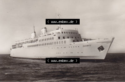 Alte Fotos von Fährschiff Sassnitz / Saßnitz in Mecklenburg-Vorpommern 1959, 1) Das erste DDR-Hochseefährschiff die Sassnitz,... Sammlung