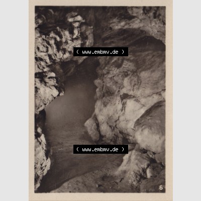 Alte Fotos von Bad Liebenstein Altensteiner Höhle in Thüringen zu DDR-Zeiten, Nr. 6, Neu erschlossener Raum. Alter und echter original Foto-Abzug aus einer Fotomappe,... Sammlung