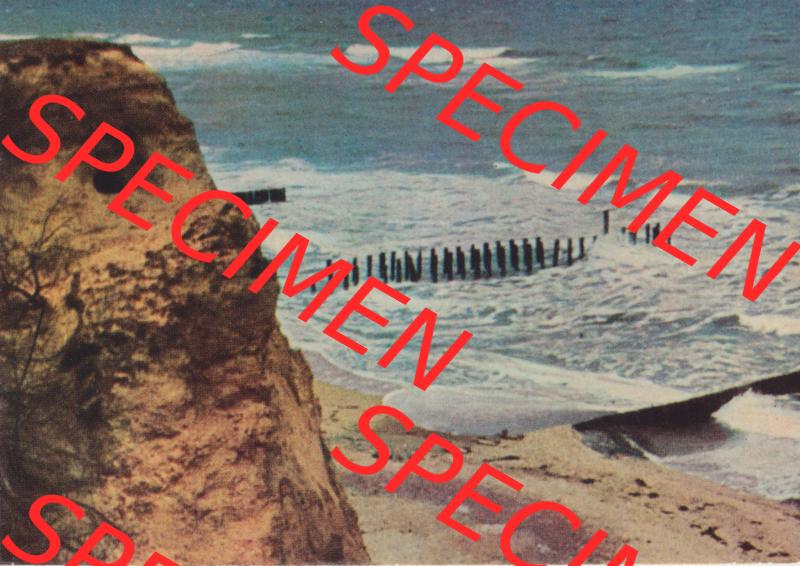 Alte Fotos von Ostseebad Ahrenshoop Lithografien in Mecklenburg-Vorpommern 7. Steilküste. Alter und echter original Foto-Abzug aus einer Fotomappe, welche zu DDR-Zeiten an Urlauber... Sammlung