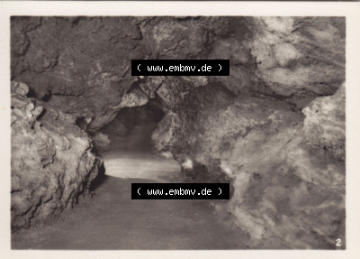 Alte Fotos von Bad Liebenstein Altensteiner Höhle in Thüringen zu DDR-Zeiten, Nr. 2, Innerer Eingang. Alter und echter original... Sammlung