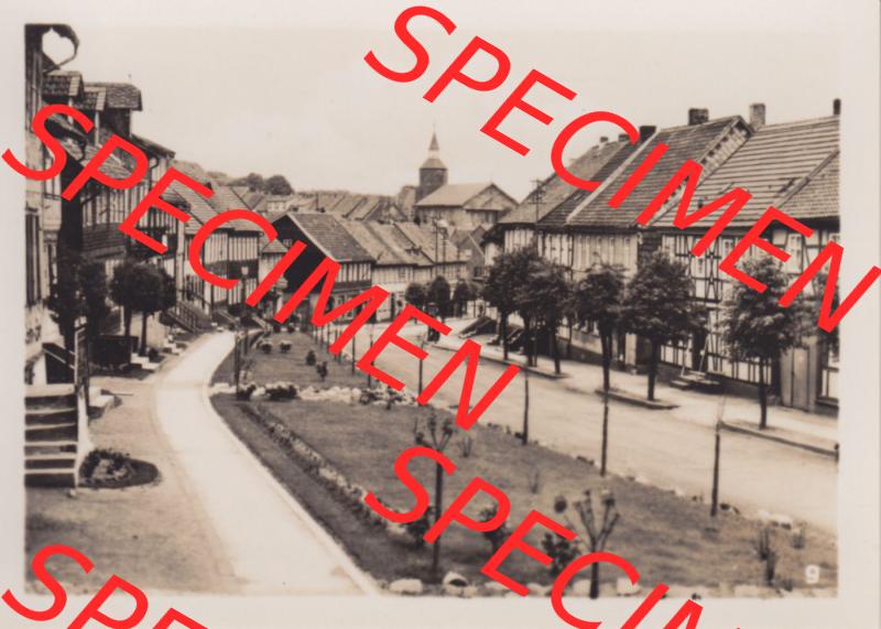 Alte Fotos von Stadt Benneckenstein in Kreis Harz zu DDR-Zeiten, 9. Oberstedt. Alter und echter original Foto-Abzug aus einer Fotomappe, welche zu DDR-Zeiten an Urlauber und Sammler... Sammlung
