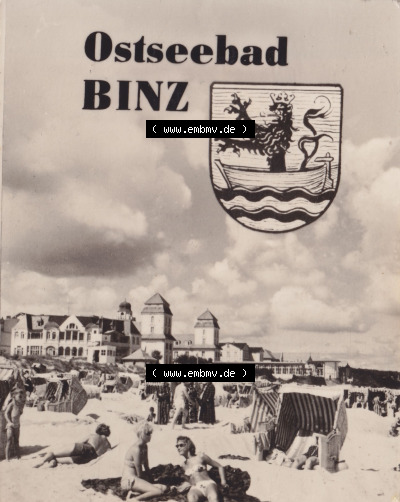 Alte Fotos von Ostseebad Binz in Mecklenburg-Vorpommern 1976, Ostseebad Binz auf Rügen. Alter und echter original Foto-Abzug... Sammlung