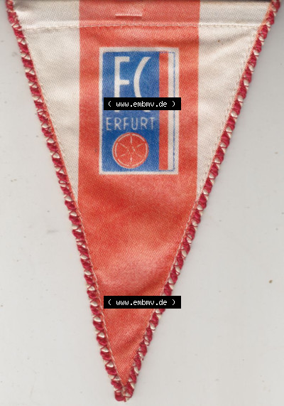 Fußball Wimpel FC Erfurt Nord Sammlung