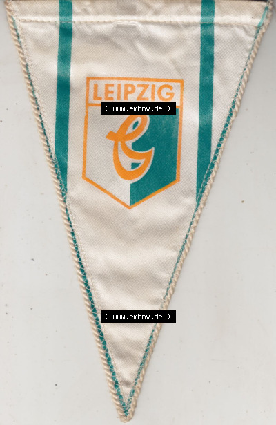 DDR Sportclub Wimpel BSG Chemie Leipzig, Vorderseite vom Wimpel, Betriebssportgemeinschaft Chemie Leipzig, kurz BSG Chemie Leipzig... Sammlung