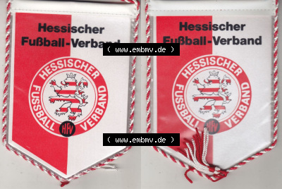 Wimpel Hessische Fußball-Verband (HFV) wurde 1946 gegründet Sammlung