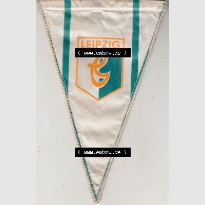 DDR Sportclub Wimpel BSG Chemie Leipzig, Vorderseite vom Wimpel, Betriebssportgemeinschaft Chemie Leipzig, kurz BSG Chemie Leipzig oder einfach nur Chemie Leipzig, war ein Leipziger... Sammlung