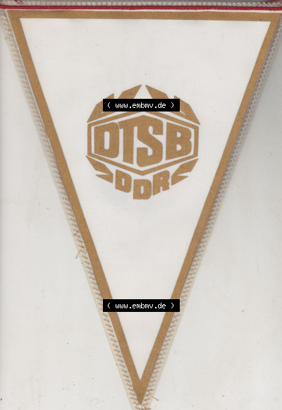 DDR Sportclub Wimpel 1983, 30 Jahre BSG Fortschritt Nord - Forst-Lausitz 1953-1983. Rückseite mit DTSB DDR von einen Wimpel aus... Sammlung