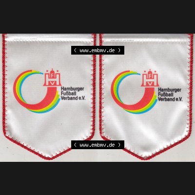 BRD Deutschland Sportclub Wimpel Hamburger Fußball-Verband (HFV) wurde am 1. Februar 1947 gegründet und ist die Dachorganisation von offiziellen Fußballvereinen in Hamburg... Sammlung