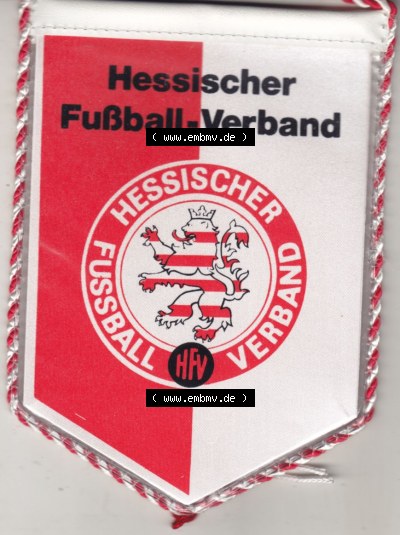 Wimpel Hessische Fußball-Verband (HFV) wurde 1946 gegründet Sammlung