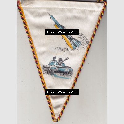 DDR Militär Sportverein ASV Vorwärts Leipzig. Rückseite vom Militär-Wimpel vom Armeesportvereinen in der DDR, als Katalog-Eintragung im online Wimpel-Katalog, nutze... Sammlung