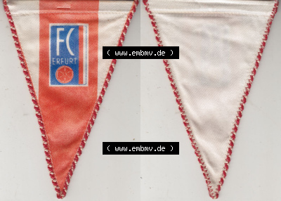 Fußball Wimpel FC Erfurt Nord Sammlung