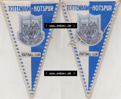Fußball Wimpel der Tottenham Hotspur, auch oft unter Spurs oder Totts Sammlung