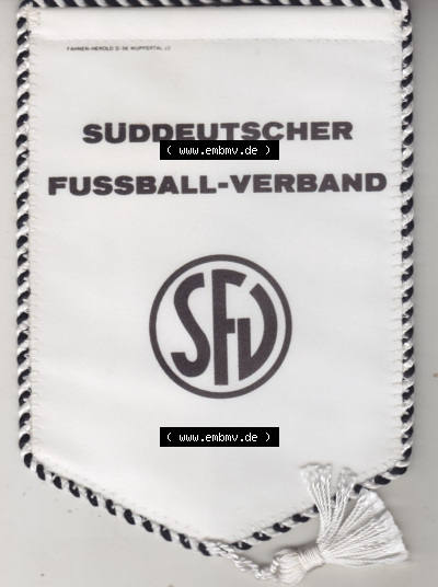 Wimpel Süddeutsche Fußball-Verband (SFV) Sammlung