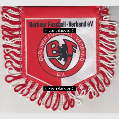 BRD Sportclub Wimpel Berliner Fußball-Verband e.V. (BFV) Kleiner Wimpel. Vorderseite vom Fußball-Wimpel vom Fußballclub bzw. Fußballverein... Sammlung