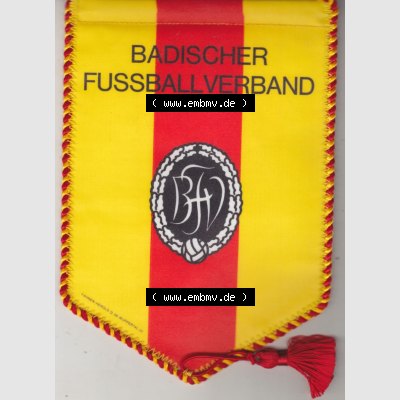 BRD Deutschland Sportclub Wimpel Sportschule Schöneck Badische Fußballverband (bfv) ist die Dachorganisation aller Fußballvereine in Nordbaden. Vorderseite vom Fußball-Wimpel... Sammlung