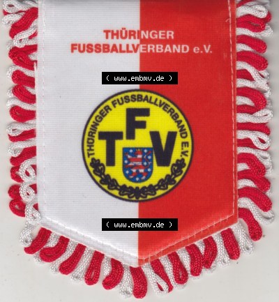 Fußball Wimpel Thüringer Fußball-Verband e. V. TFV Sammlung
