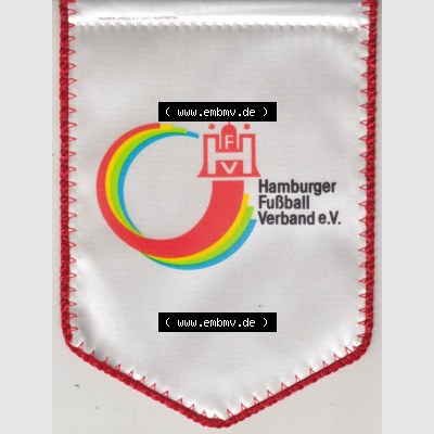 BRD Deutschland Sportclub Wimpel Hamburger Fußball-Verband (HFV) wurde am 1. Februar 1947 gegründet und ist die Dachorganisation von offiziellen Fußballvereinen in Hamburg... Sammlung