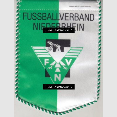 BRD Deutschland Sportclub Wimpel Fußballverband Niederrhein (FVN) ist die Dachorganisation von Fußballvereinen. Vorderseite vom Fußball-Wimpel vom Fußballclub bzw.... Sammlung